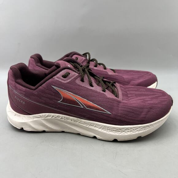 Altra Shoes - Altra Rivera Running Shoes Women Size 7 Purple Mesh Comfort Cushion Low Sneakers